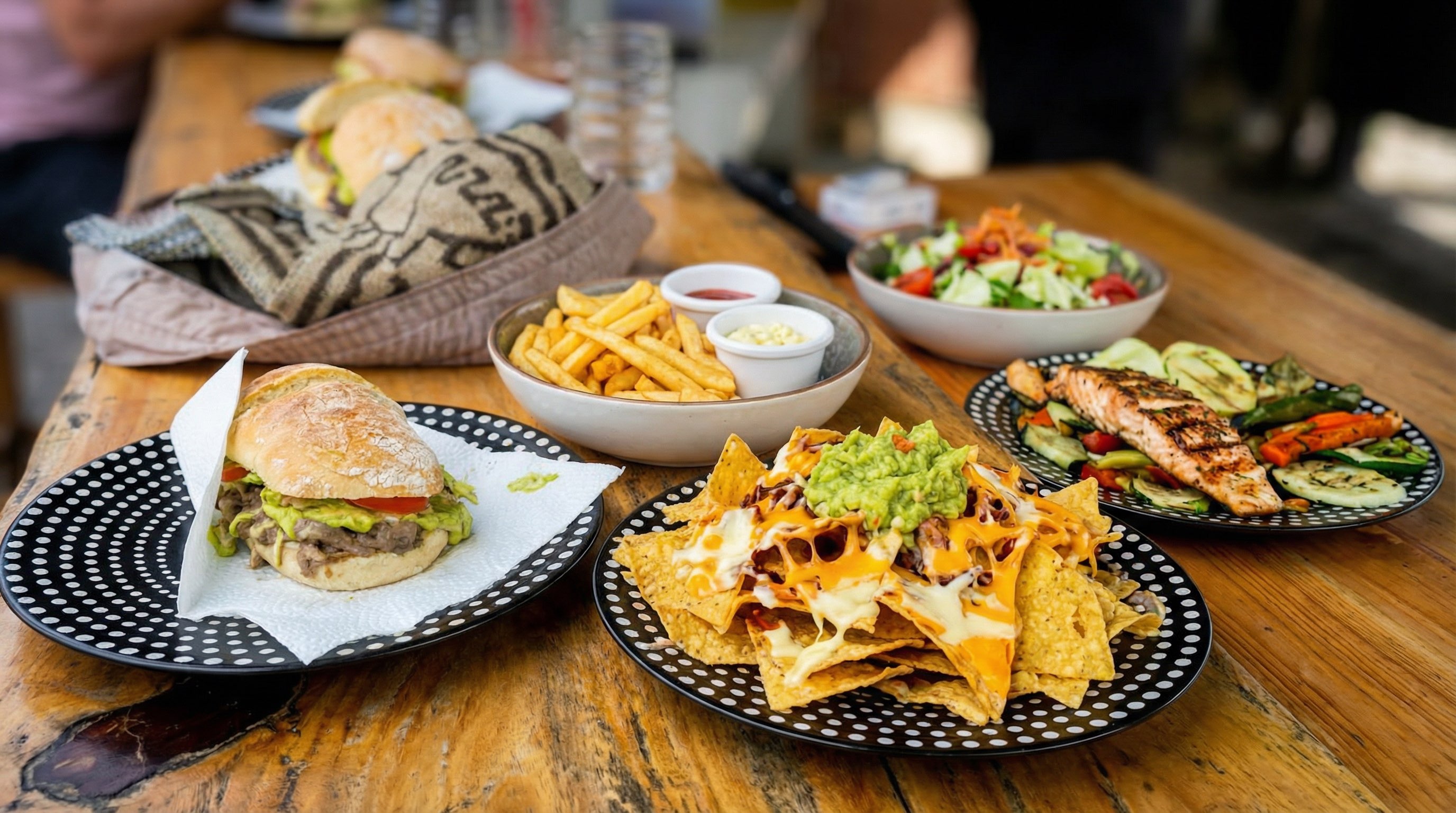 Food at La Parada Café