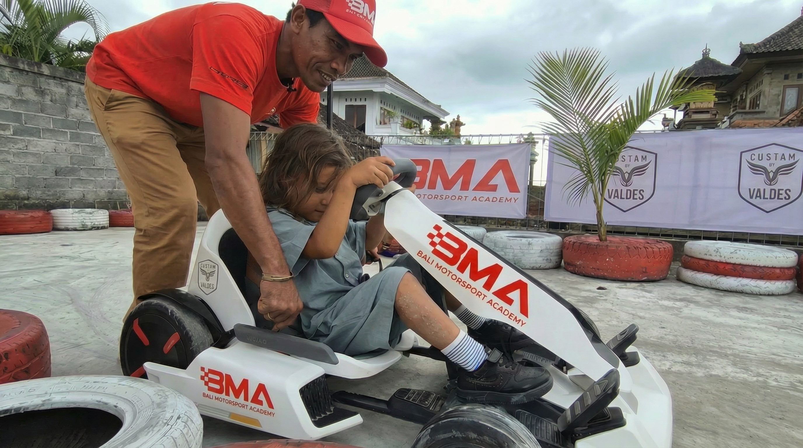 Private one-on-one driving coaching session at Bali Motorsport Academy