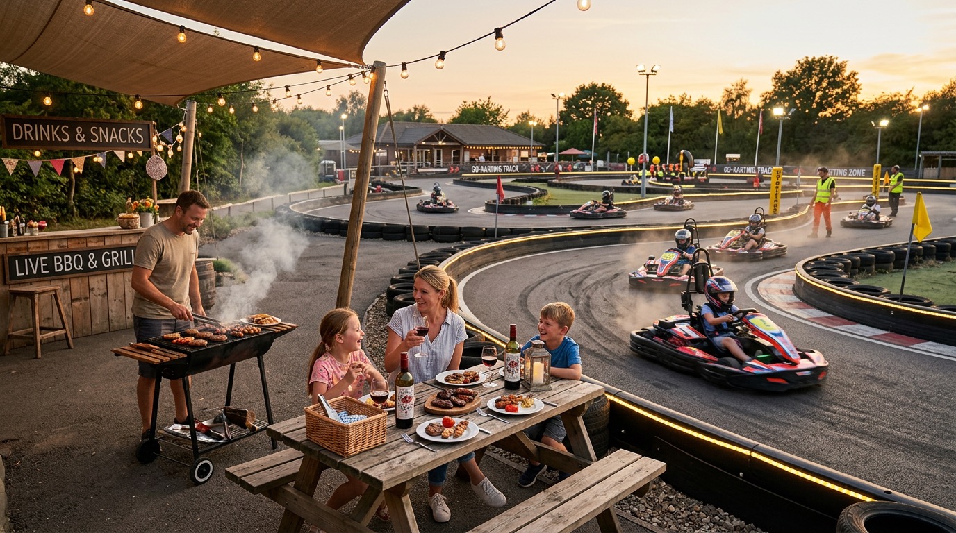 Family BBQ and go-kart drifting at Saturday Special Night event